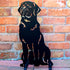 Black Chocolate Red Fox Labrador Statue Dog Owner Gift Garden Ornament